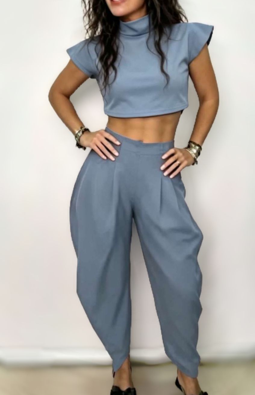 Coordinato top-pantalone ballon
