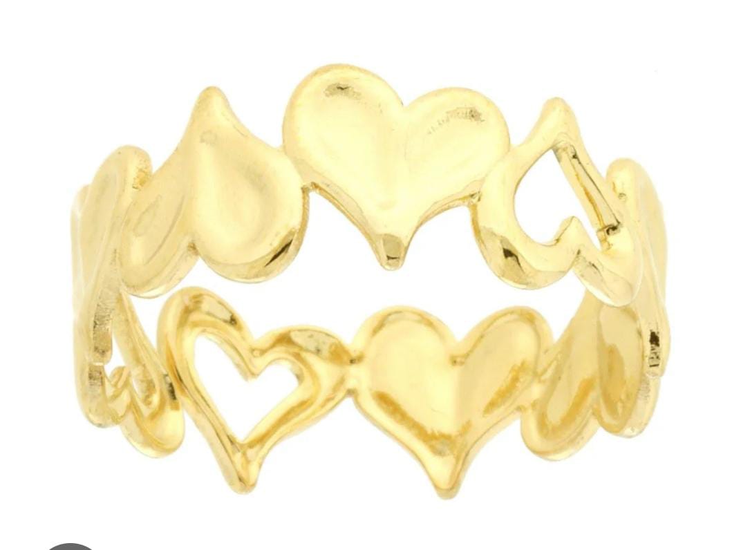 Anello fascia cuori