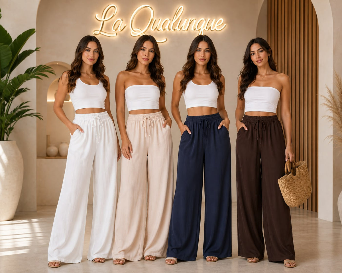 Pantalone in raso