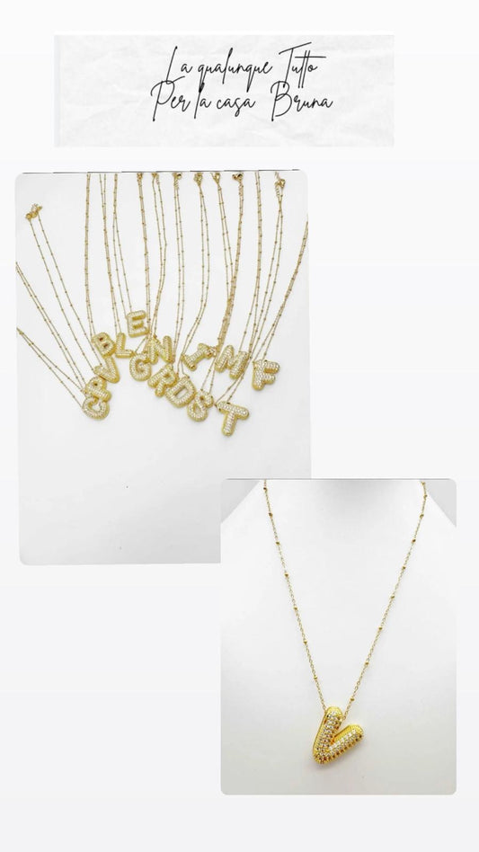 Collana con lettera