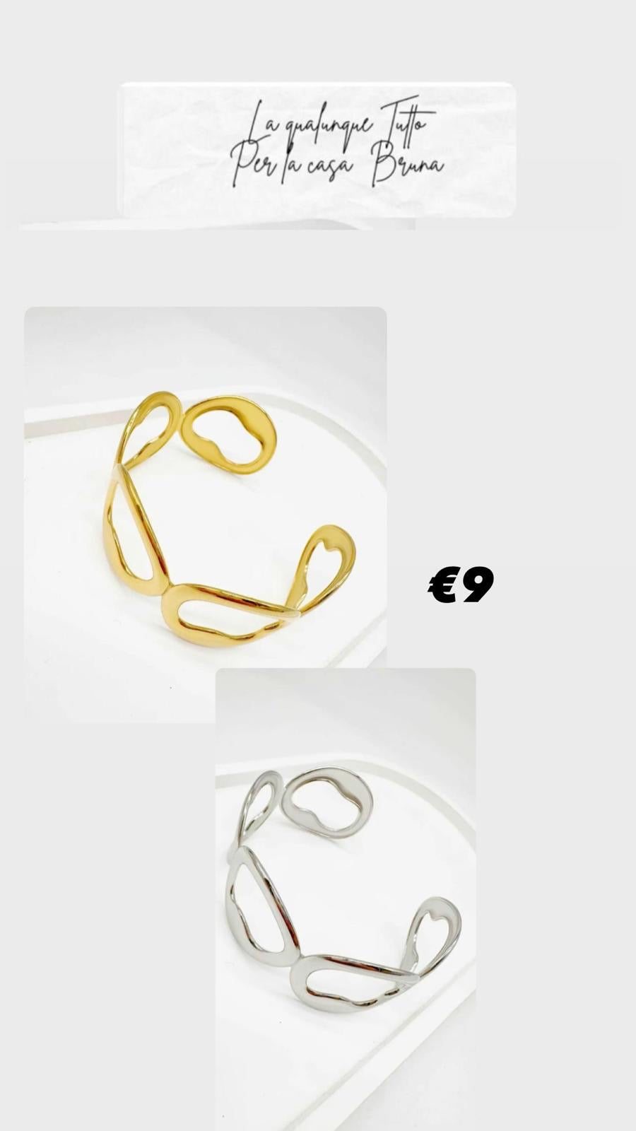 Bracciale minimal rigido