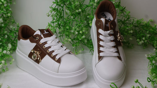 Sneakers Farfalla Oro