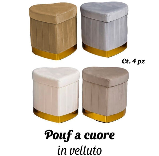 Pouf a cuore