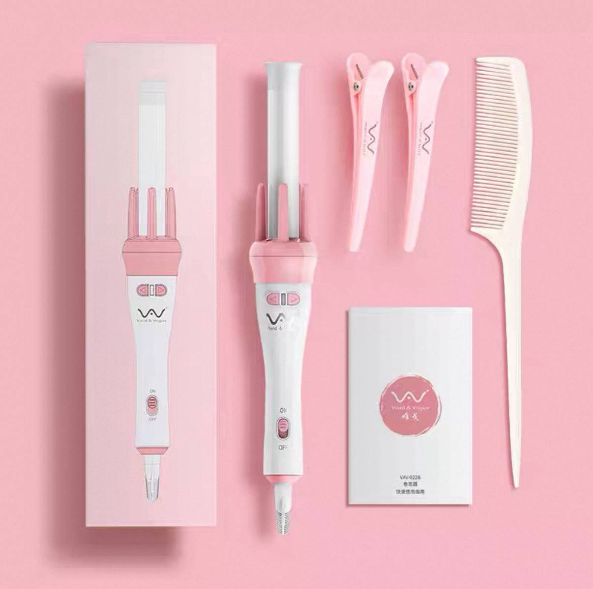 Piastra per boccoli + kit