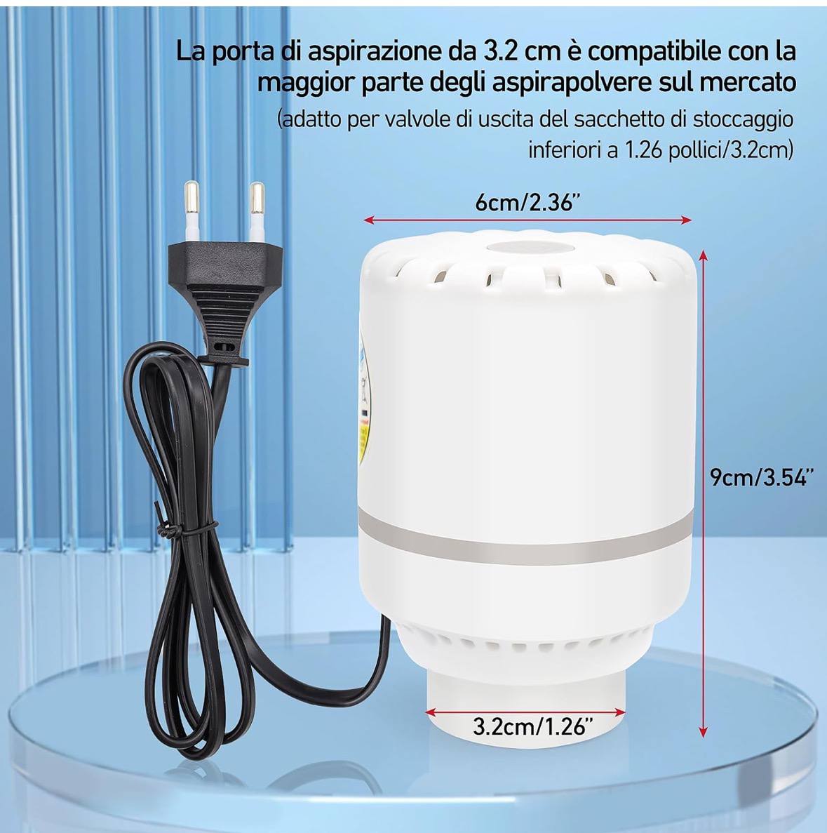 Macchinetta sottovuoto per indumenti