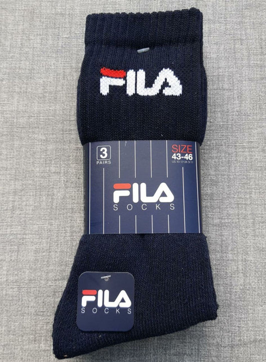 set 3 paia calze fila