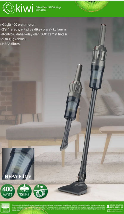 aspirapolvere senza fili Kiwi, modello KVC-4108
