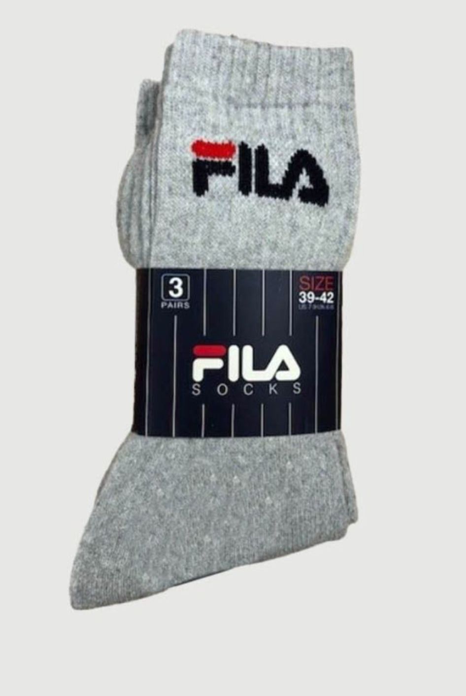 set 3 paia calze fila