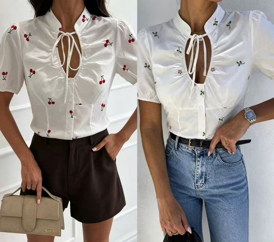 Camicia con apertura