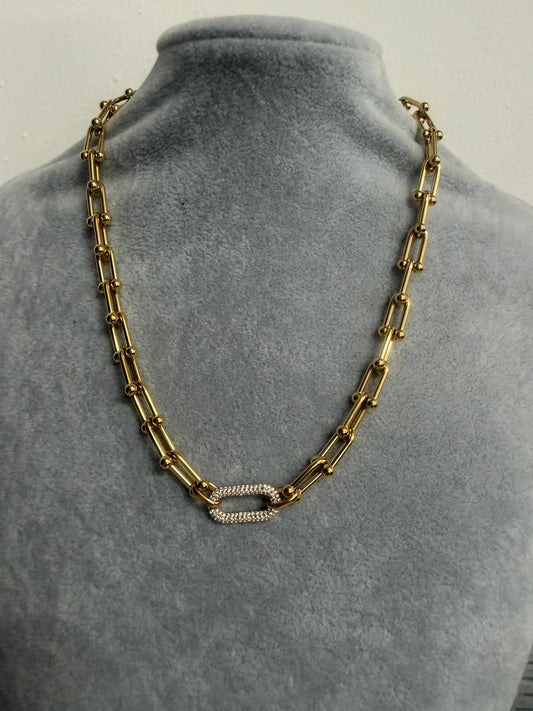 Collana con brillantini