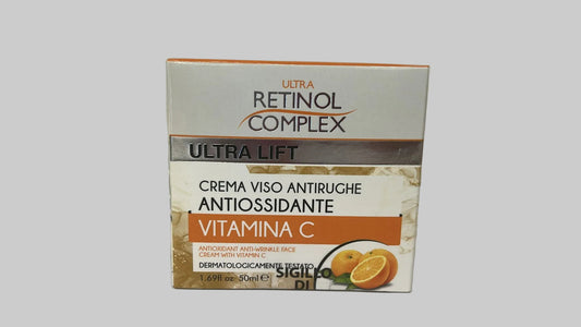 crema viso antirughe antiossidante