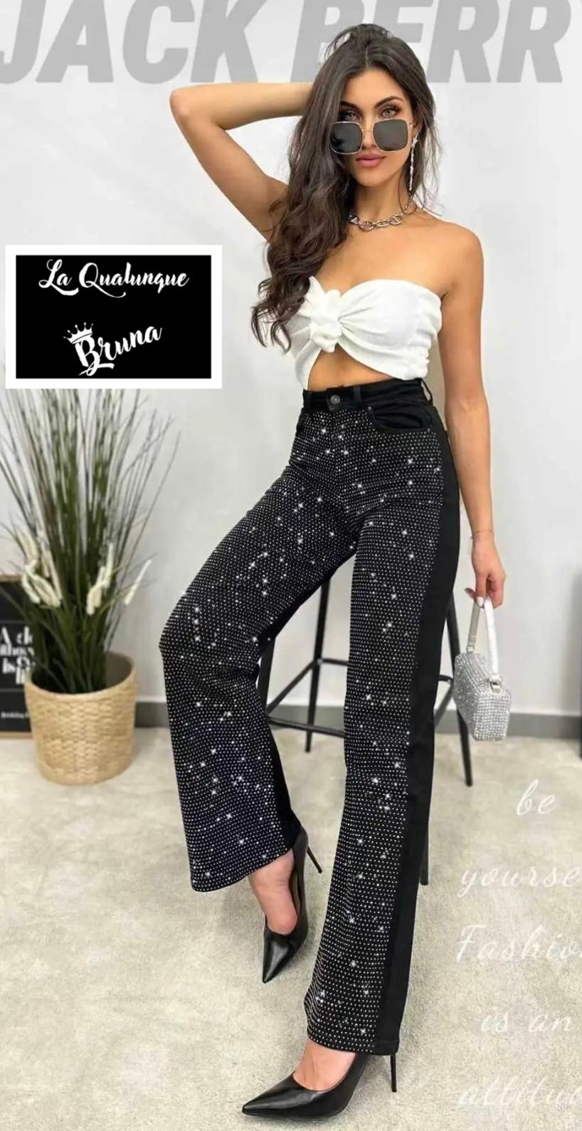 Jeans glitter