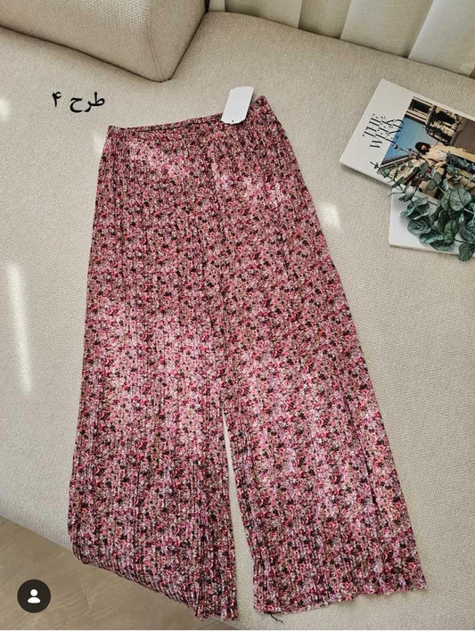 Pantaloni floreali estivi