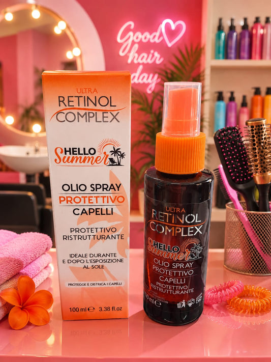 Olio protezione capelli retinol