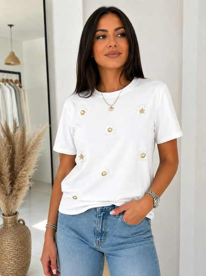 Maglia dettagli oro