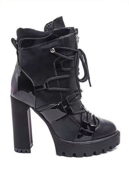 Tronchetti con plateau e lacci